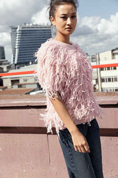 Nisan Pulover tricotaj cu ciucuri