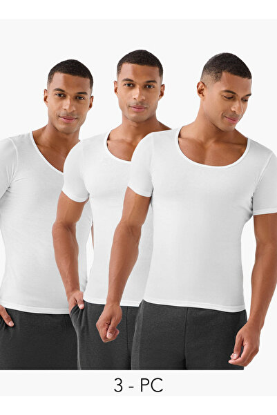 FAV Men Cotton T-shirt Vest - Pack of 3