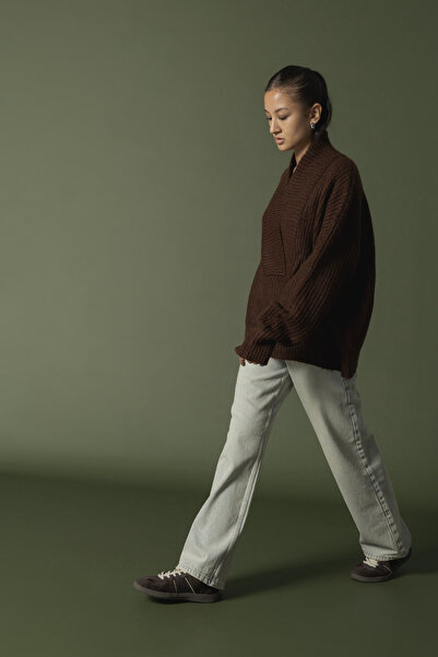 Nisan Pulover din tricot cu decolteu în V