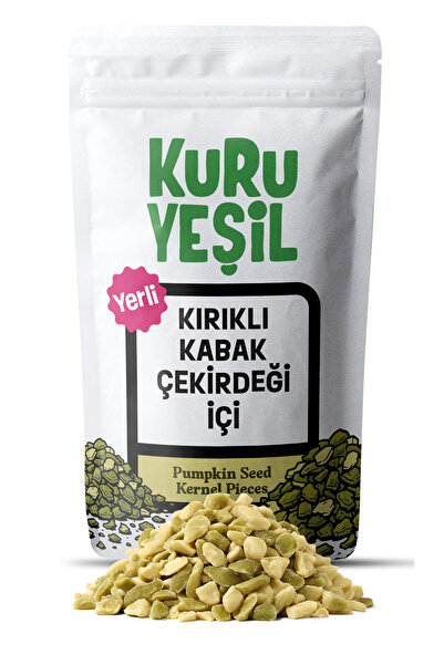 Kuru Yeşil Kabak Çekirdeği İçi - 100 gr – Çiğ - Kırıklı - Yerli - Doğal Prote...