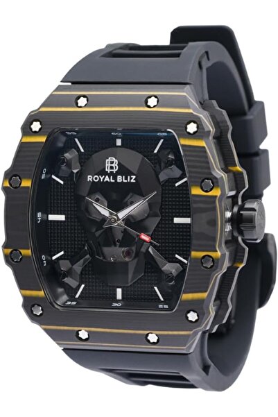 ROYAL BLIZ RB CF Craft Men's Automatic Watch, 316L Steel & Carbon Fiber Case (Yellow)