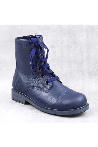 tino Bocanci captusiti , pentru copii , din piele naturala 3187-BLEUMARIN/8