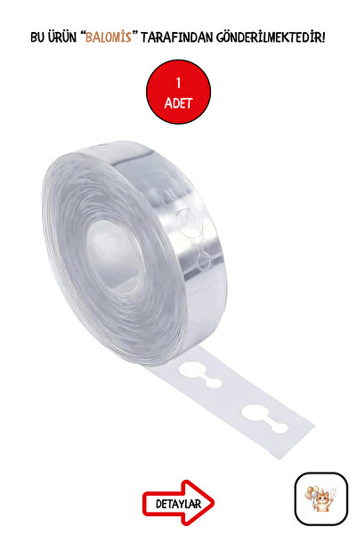 BALOMİS Balon Zinciri Balon Kemeri Yapım Bandı Şeffaf Aparat - 5 Metre