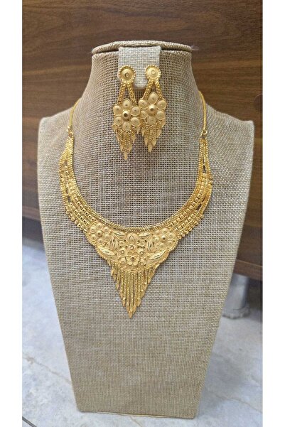 barisiva gold 22 ayar altın kaplama hint seti