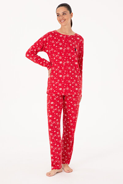 U.S. Polo Assn. Women's Red Pajama Set 50318877-Vr030