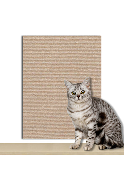 OEM Cat scratching mat, anti-scratch, polyester, Cream, 100*40cm
