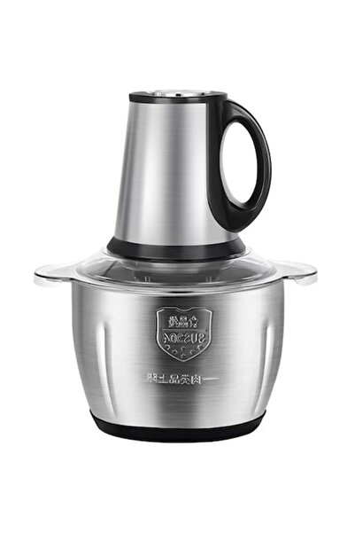 KITCHEN EXPERT Tocător electric multifuncțional - 4 lame din oțel inoxidabil,...