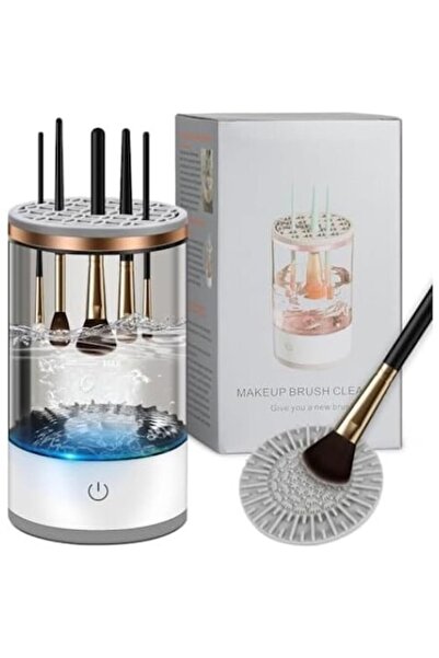 OEM Electric Makeup Brush Cleaner - USB, Ultrasonic, Portable, White