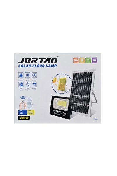 Jortan Proiector solar puternic JORTAN® de 400 W cu panou solar și telecomand...