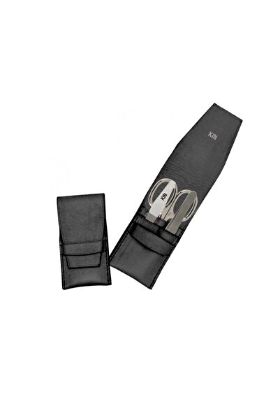 Koh-I-Noor Cosmetics Trusa manichiura neagra 3 piese KO03-N, Koh-I-Noor
