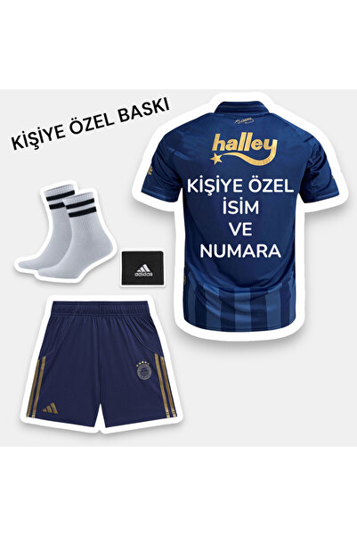 Quaxram KİŞİYE ÖZEL .fener.bâhce 25/26 SEZON ÇOÇUK FUTBOL FORMASI LACİVERT PO...