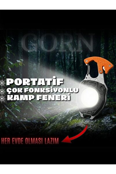 HASUBA Portatif Çok Amaçlı Mini El Feneri