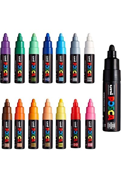 POSCA Комплект от 15 маркера, PC-7M, многоцветни