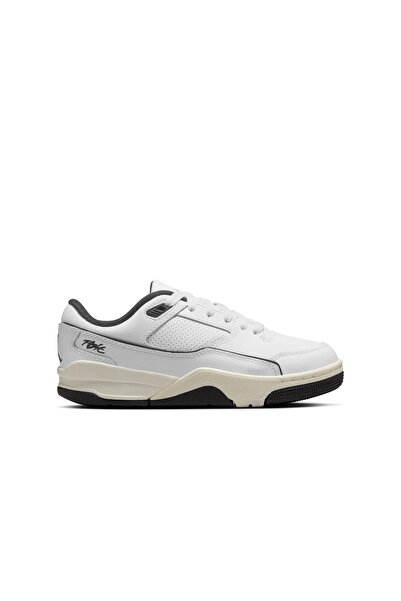 Nike Jordan Flight Court (Gs) White/Black-Sail (HF3333-100) (Dar Kalıp 1 Bede...
