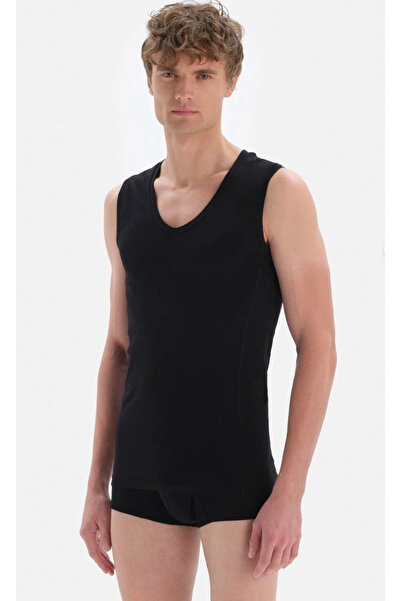 Dagi Men'S, 95% Cotton, 5% Elastane, V-Neck, Sleeveless, Pack of 10 Undershirts/T-Shirts