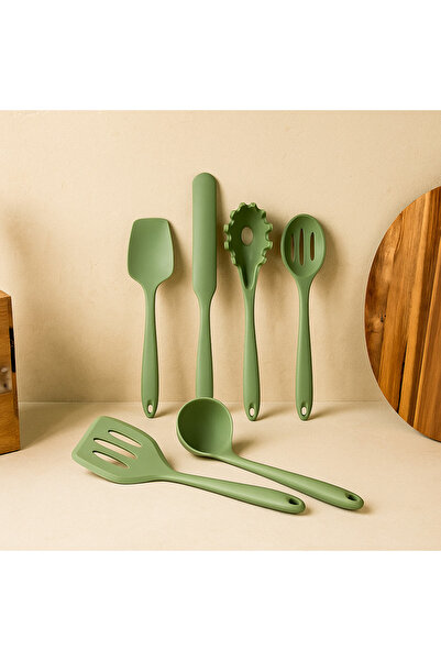 Evanev Arow 6 Parça Silikon Mutfak Seti Haki KOD:6109