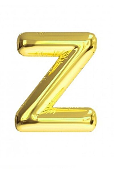 ENG PARTİ DÜNYASI Letter Z - Gold Foil Letter Balloon 40 Inch
