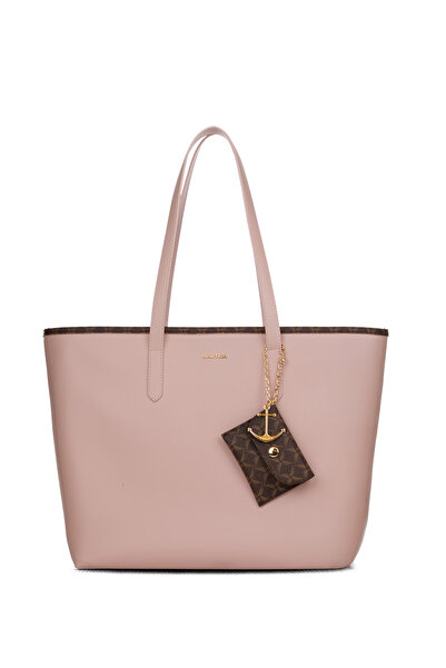 Nautica Pembe-Kahve Kadın Omuz Çantası Cn7735t