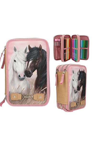 Top Model Miss Melody Dusty Rose Equipped Pencil Case