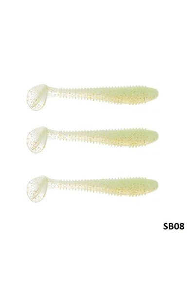 Fujin Round Bait 10cm 7.5gr Silikon Balık 3 Adet SB08