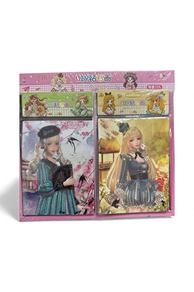 OEM Diamond Painting Set of 2 Card-type Paintings – DIY Diamond Painting, Fantasy Princesses