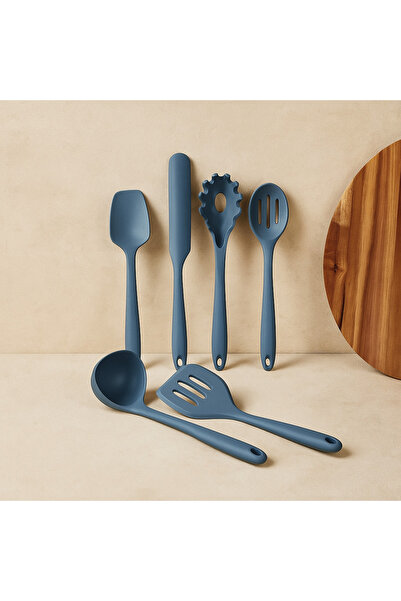 Evanev Arow 6 Parça Silikon Mutfak Seti Gri KOD:6109