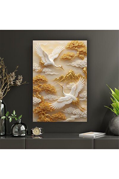 bds art sanatı evinize taşır GOLD Temalı Dekoratif Cam Tablo