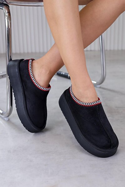 Stil Durağı St1071 Model 3 cm Sole New Season Short Boots Black