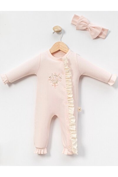 Cherub Baby Floral Bouquet Ruffled Baby Girl Romper