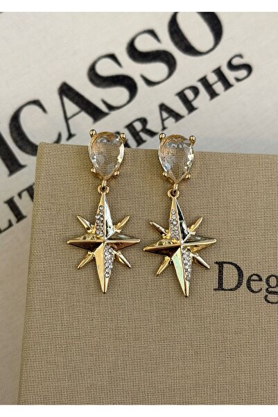 MioArt Polar Star Dangle Earrings