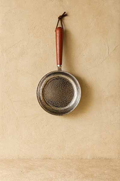 Evanev Como Akasya Ağacı Tutmalı Çelik Tava 12 cm KOD:5344