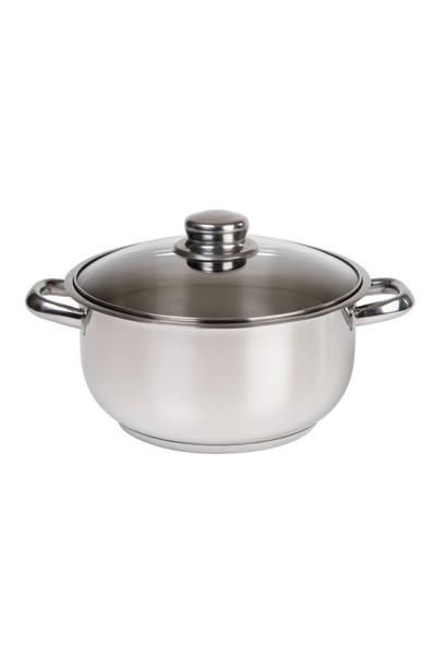 Zilan Cocinera Stainless Steel Pot with Lid, 32 cm, 14 L (ZLN-7291)