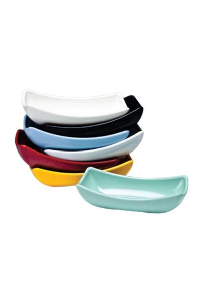 Zicco K-2026 Melamine Mini Bowl 6.5X14X4 Cm, Black, Set of 6