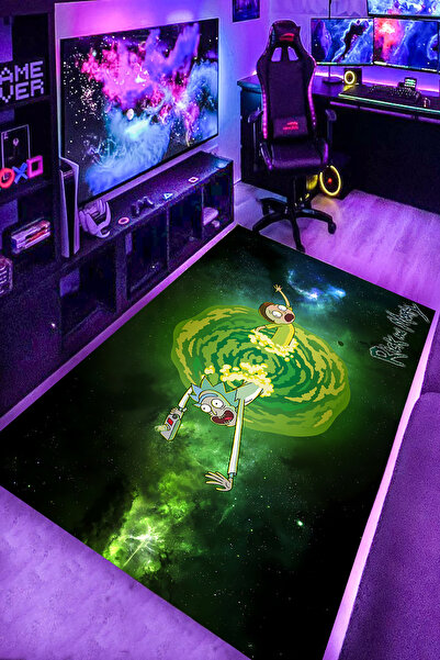 RUGRUMBA Kaymaz Taban Makinede Yıkanabilir Gaming Oyuncu Playstation Xbox Gam...