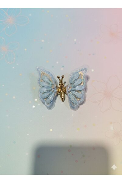 Shiklik Κομψό Κινητό Μοντέλο Πεταλούδας με Πέτρες για τα Μαλλιά