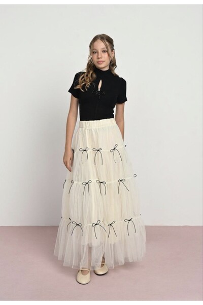 LOCO LOCO Fusta lungă din tul pentru fetiță