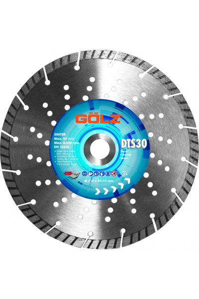 Golz Disc diamantat DTS30 Turbo