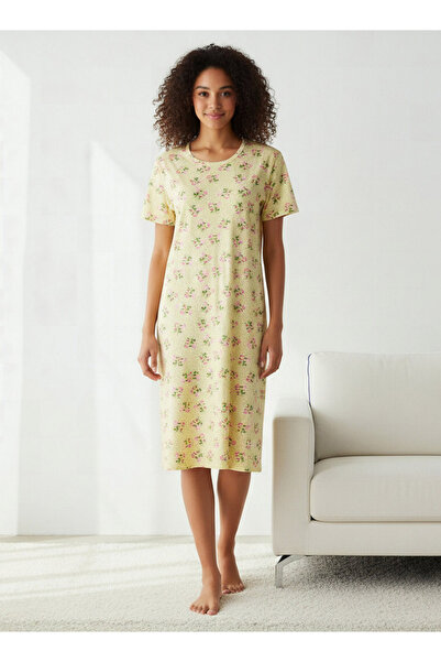 FAV Printed Sleepshirt with Short Sleeves