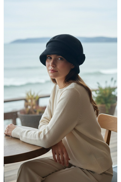 LAGRANZE Bella Rose Angora Kadın Şapka Bere