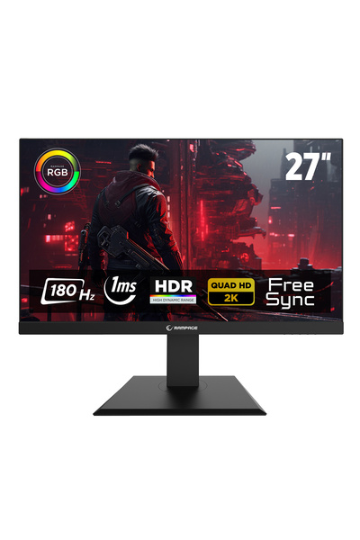 Rampage MIRACLE MC27RQ180 27 180Hz 1ms Fast IPS QHD 2K HDR Freesync Pivot PC Flat Oyuncu Monitörü