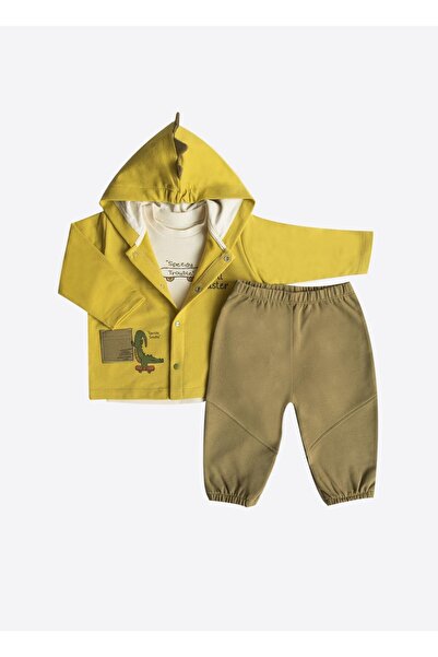 kitikate Organic Speedy Trouble 3-Piece Set Green