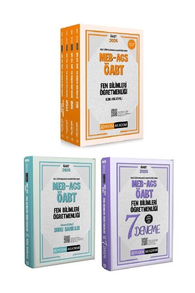 Anla Kazan Yayınları Pegem 2026 ÖABT MEB-AGS Fen Bilimleri Öğretmenliği Konu ...