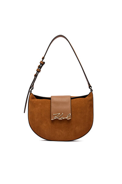 Karl Lagerfeld handbag women Dark Tan