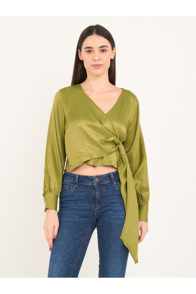 Timeout Women's long-sleeved shirt in solid color