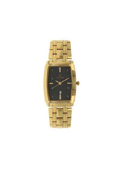 Titan Men’s Chronograph Watch 1163YM03 – Black Dial, Dual-Tone Stainless Steel Strap, Modern Ele