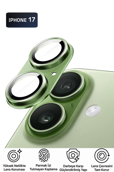 Tech&bello accessories واقي عدسة الكاميرا المتوافق مع آيفون 17 مع إطار معدني ...