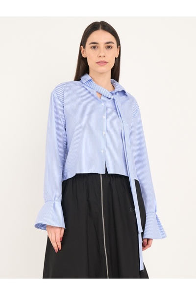 Timeout Women's long-sleeved striped shirt