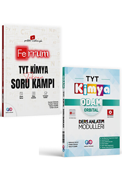 Ulti Yayınları Orbital Yayınları TYT Kimya Ferrum Tekrar Soru Kampı ve Ders A...