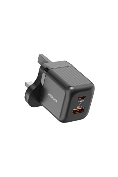 Green Lion شاحن حائط فائق الصغر بتقنية GaN بقدرة 20 واط يدعم الشحن السريع PD ...