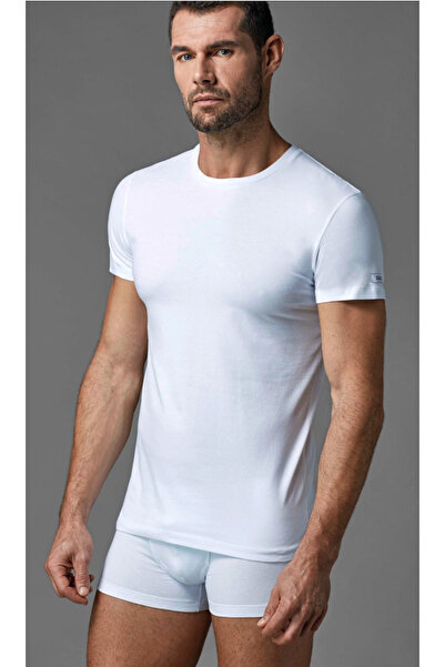 Dagi Men'S, 95% Cotton, 5% Elastane, Crew Neck, 3-Pack Undershirts/T-Shirts